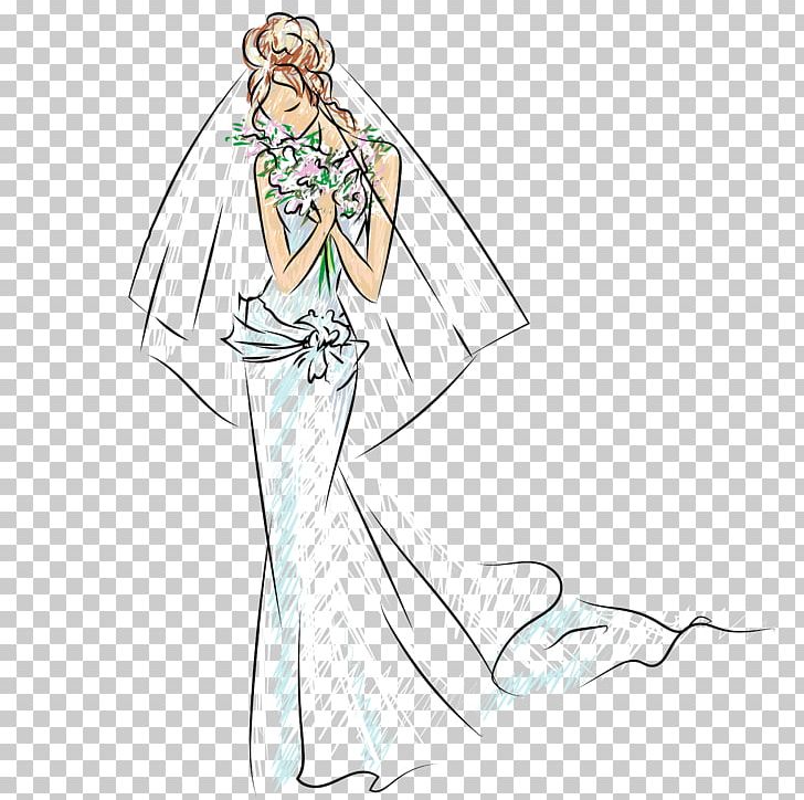 Bride Wedding Sequence Container PNG, Clipart, Arm, Brides, Cartoon ...