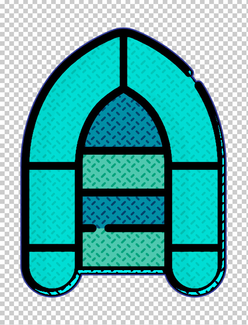 Inflatable Boat Icon Summer Camp Icon PNG, Clipart, Inflatable Boat Icon, Summer Camp Icon, Turquoise Free PNG Download