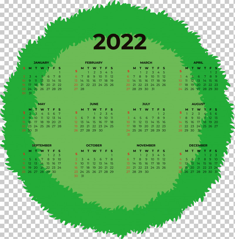 2022 Calendar 2022 Printable Yearly Calendar Printable 2022 Calendar PNG, Clipart, Biology, Geometry, Green, Leaf, Line Free PNG Download