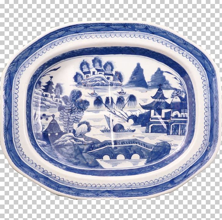 Blue And White Pottery Plate Platter Chinese Export Porcelain Antique PNG, Clipart, Antique, Blue, Blue And White Porcelain, Blue And White Pottery, Chinese Ceramics Free PNG Download