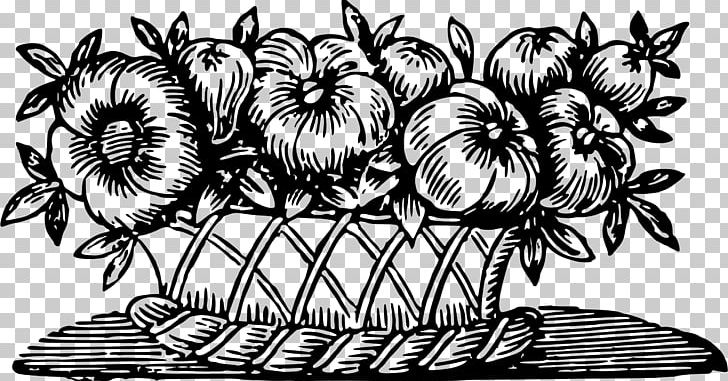 Flower Drawing Black And White Basket PNG, Clipart, Art, Basket, Black And White, Drawing, Flora Free PNG Download