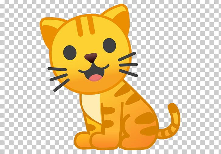 Cat Kitten Emoji Android Oreo PNG, Clipart, Android Nougat, Android Oreo, Animals, Big Cats, Breed Free PNG Download