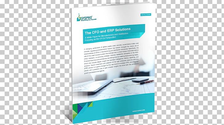 Enterprise Resource Planning SYSPRO Manufacturing Industry Advertising PNG, Clipart, Advertising, Brand, Brochure, Cfo, Chief Financial Officer Free PNG Download