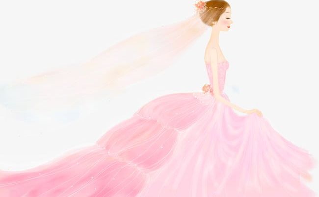 Cartoon Painted Beautiful Bride PNG, Clipart, Beautiful, Beautiful Bride, Beautiful Clipart, Bride, Bride Clipart Free PNG Download