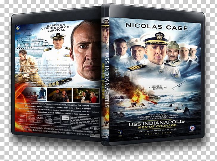 USS Indianapolis: Men Of Courage War Film Nicolas Cage 720p PNG, Clipart, 720p, 2016, Dvd, Film, Highdefinition Video Free PNG Download