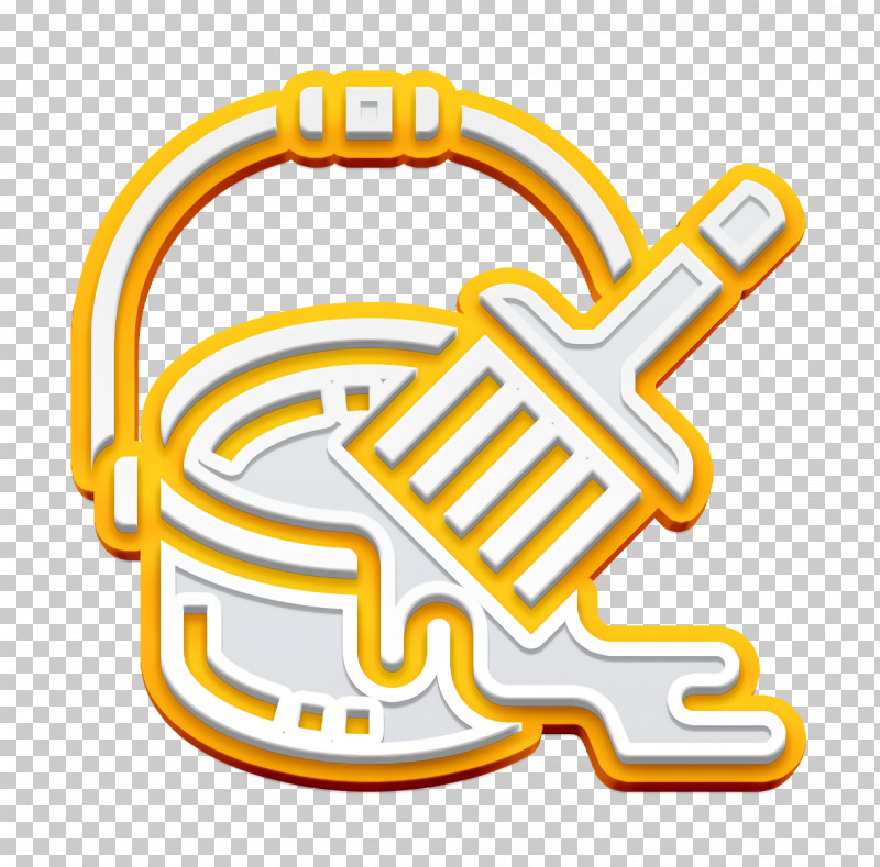Yellow Line Logo Sticker Emblem PNG, Clipart, Architecture Icon, Emblem, Line, Logo, Paint Bucket Icon Free PNG Download