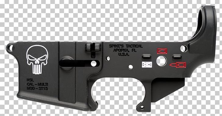 Receiver AR-15 Style Rifle Firearm Ghost Gun PNG, Clipart, 55645mm Nato, Angle, Ar15 Style Rifle, Assault Rifle, Automotive Exterior Free PNG Download