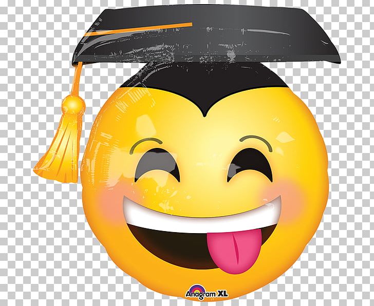 Mylar Balloon Graduation Ceremony Emoji Party PNG, Clipart, Balloon, Balloon And Party Service, Birthday, Emoji, Emoticon Free PNG Download