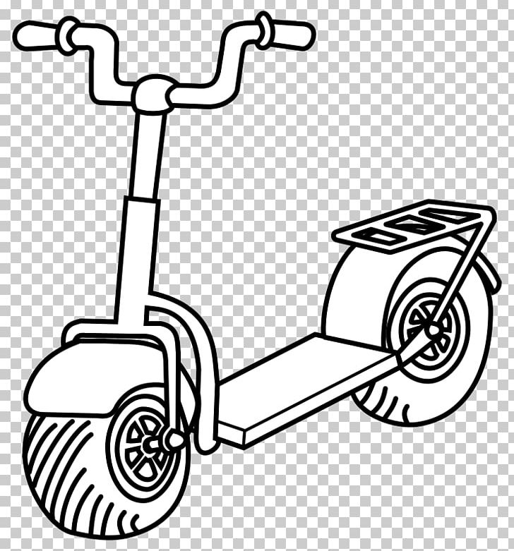 Kick Scooter Moped PNG, Clipart, Area, Automotive Design, Bicycle Handlebars, Black And White, Cars Free PNG Download