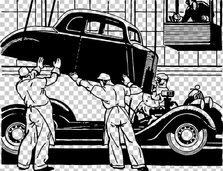 Car Assembly Line Factory PNG, Clipart, Automotive Design, Black And White, Brand, Car, Car Repair Free PNG Download