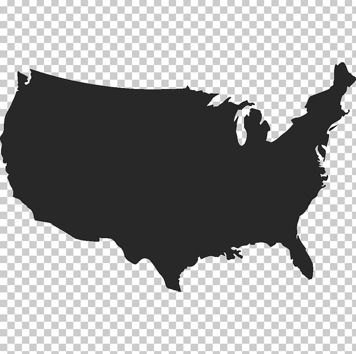 United States Map Drawing PNG, Clipart, Black, Black And White, Carnivoran, Cattle Like Mammal, Drawing Free PNG Download
