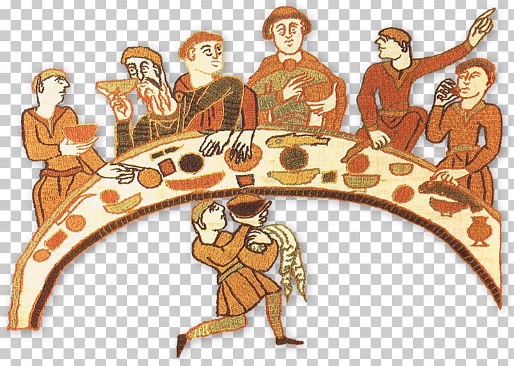 Early Middle Ages Medieval Cuisine Banquet Medieval Art PNG, Clipart, Anglosaxons, Art, Banquet, Bayeux Tapestry, Cartoon Free PNG Download