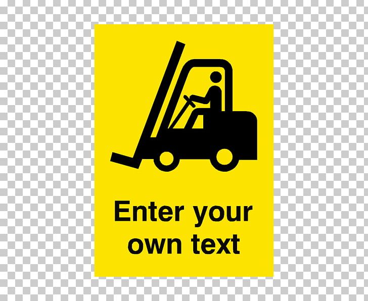 Forklift Safety Warning Sign Hazard PNG, Clipart, Angle, Area, Brand, Construction Site Safety, Door Hanger Free PNG Download