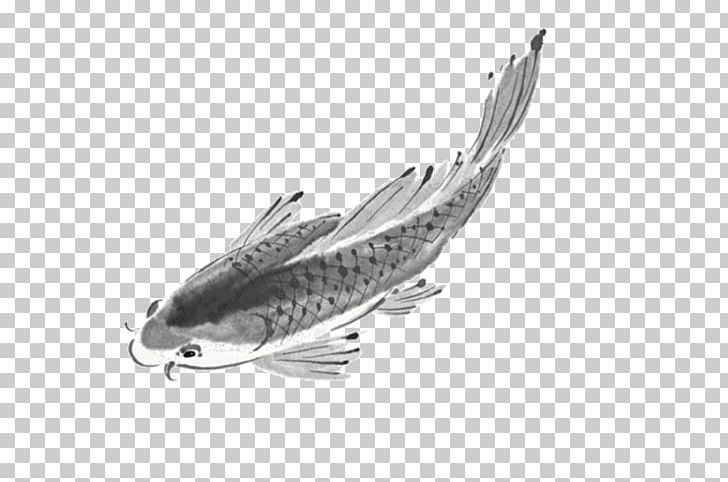 Ink Wash Painting Drawing Chinese Painting PNG, Clipart, Art, Black And White, Carp, Chinese Painting, Drawing Free PNG Download