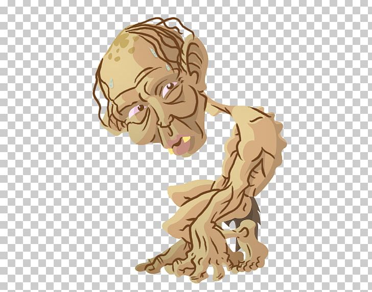 Gollum Fan Art The Hobbit The Lord Of The Rings PNG, Clipart, Art, Bone, Cartoon, Character, Deviantart Free PNG Download