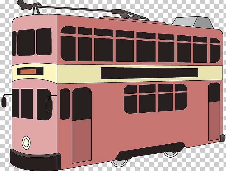 Tram Double-decker Bus Rail Transport PNG, Clipart, Bus, Bus Stop, Bus Vector, Car, Double Free PNG Download