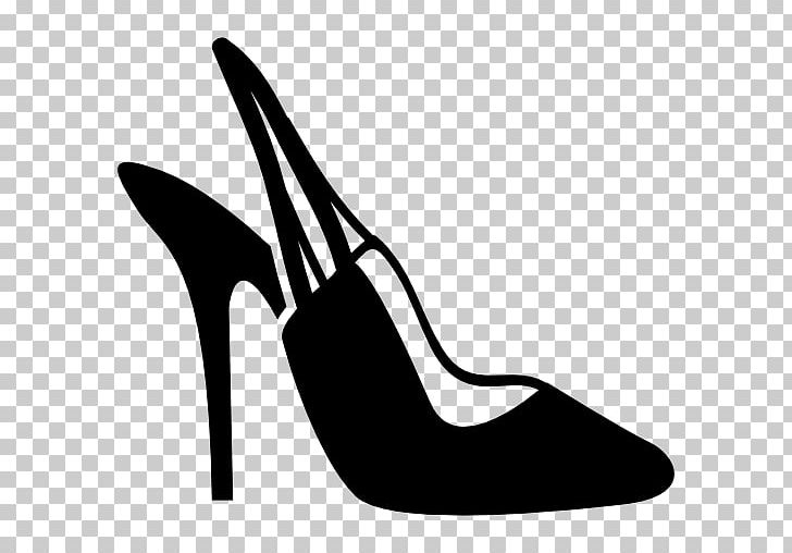 High-heeled Shoe Computer Icons Footwear PNG, Clipart, Absatz, Artwork, Basic Pump, Black, Black And White Free PNG Download