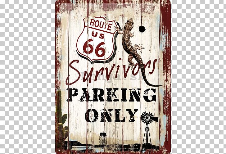 Donga Nostalgic Tin Sign Route 66 16323 Nostalgic-Art 23148 US Highways Route 66 Survivors Parking Only Transport Metal U.S. Route 66 PNG, Clipart, Advertising, Campsite, Metal, Nostalgic, Only Free PNG Download