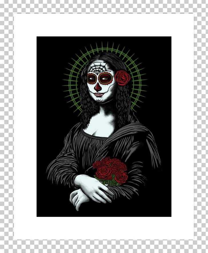 Mona Lisa Day Of The Dead Death Calavera PNG, Clipart, Art, Calavera, Canvas, Day Of The Dead, Death Free PNG Download