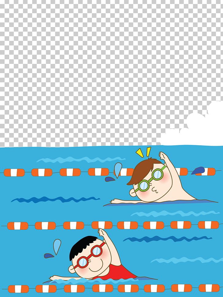 Swimming Training PNG, Clipart, Art, Background Vector, Bird, Blue, Cartoon Free PNG Download