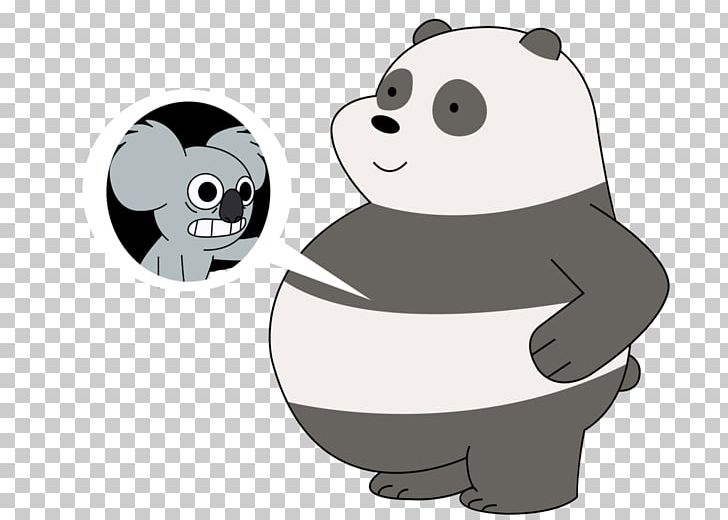 Giant Panda Bear Koala Nom Nom; Panda's Date Part 1 YouTube PNG, Clipart, Animals, Bear, Black And White, Carnivoran, Cartoon Free PNG Download