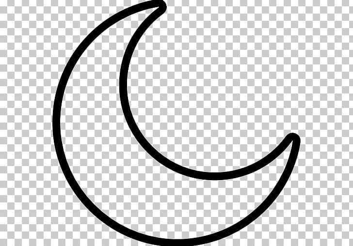 crescent moon clip art black and white
