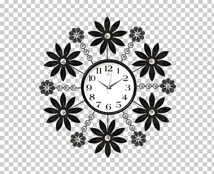 Clock 25jähriges Jubiläum Hibiscus Avenue Table Flower PNG, Clipart, Black And White, Cimricom, Circle, Clock, Decor Free PNG Download