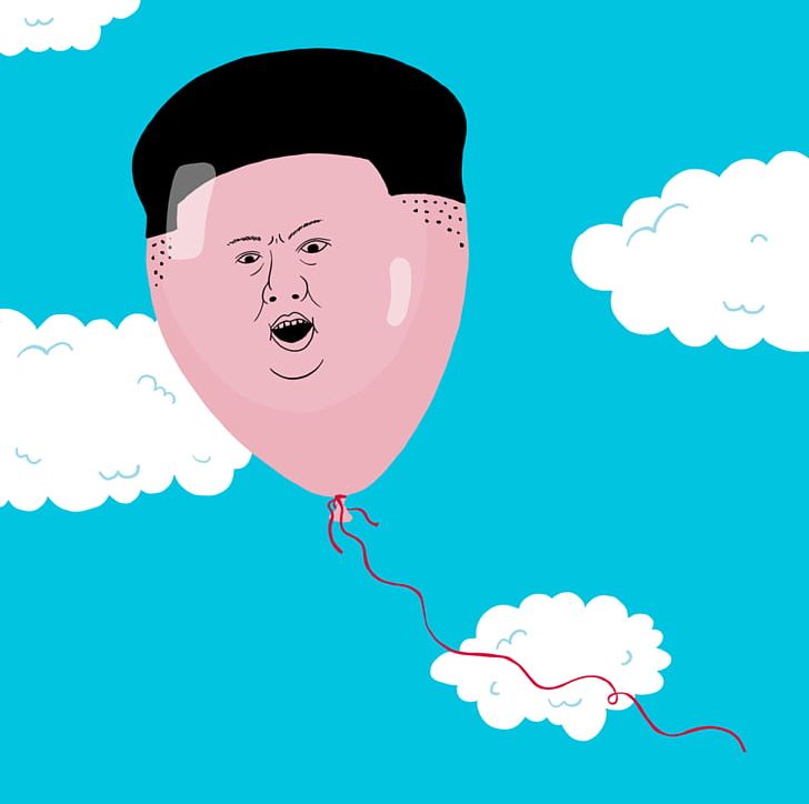 2016 North Korea Nuclear Test Drawing Male PNG, Clipart, Art, Balloon, Cartoon, Celebrities, Child Free PNG Download