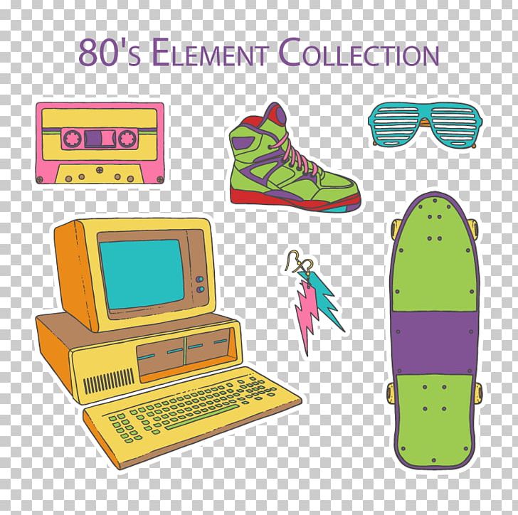 1980s Element Skateboards PNG, Clipart, 1980s, After, Area, Boombox, Cartoon Free PNG Download