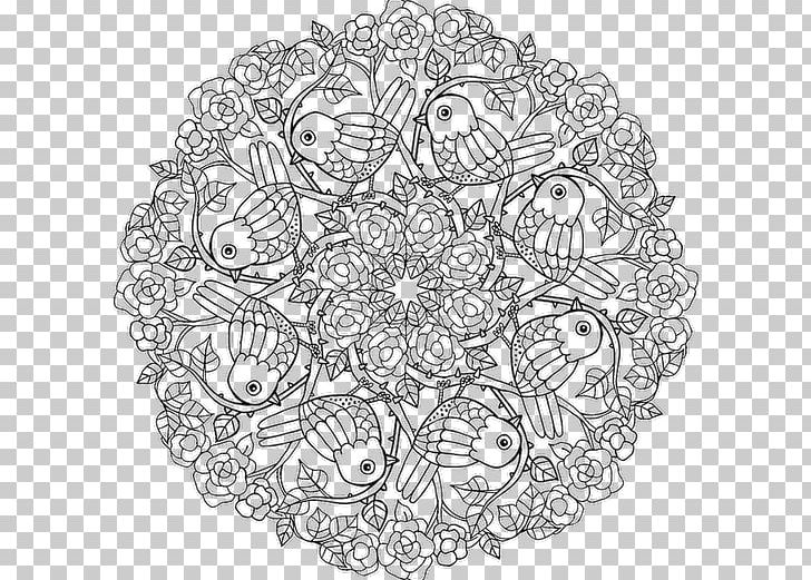 Coloring Book Mandala Drawing Doodle Adult PNG, Clipart,  Free PNG Download