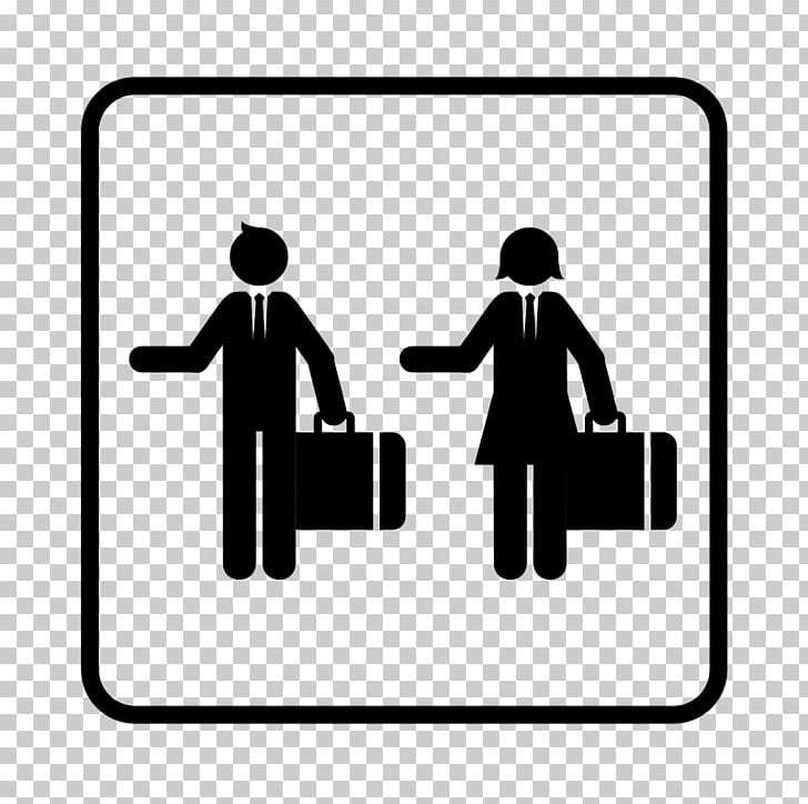 Computer Icons Business Tourism PNG, Clipart, Area, Black And White, Briefcase, Business, Business Linear Icon Free PNG Download