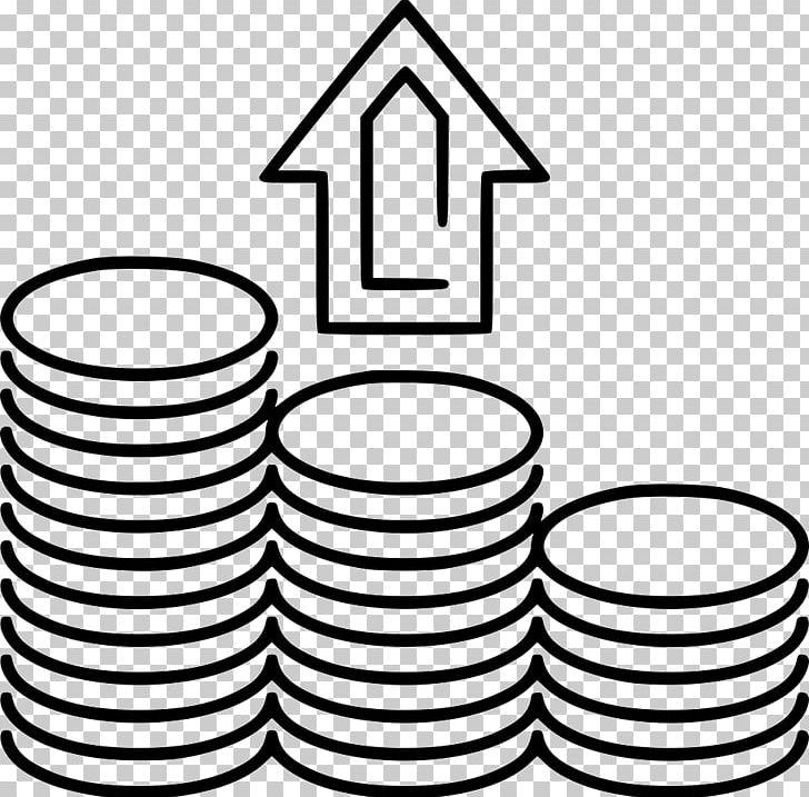 Computer Icons Coin Finance Money PNG, Clipart, Area, Banknote, Black And White, Cent, Circle Free PNG Download