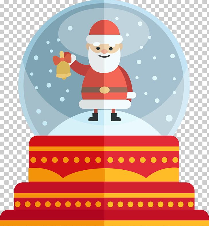 Santa Claus Christmas Crystal Ball PNG, Clipart, Art, Ball, Christmas Decoration, Christmas Frame, Christmas Lights Free PNG Download