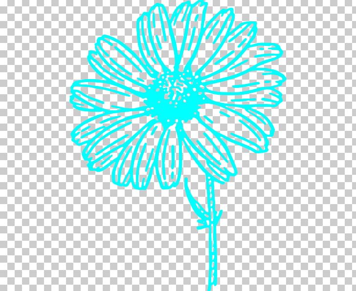 Common Daisy Drawing PNG, Clipart, Area, Artwork, Black And White, Blue, Blue Daisy Free PNG Download