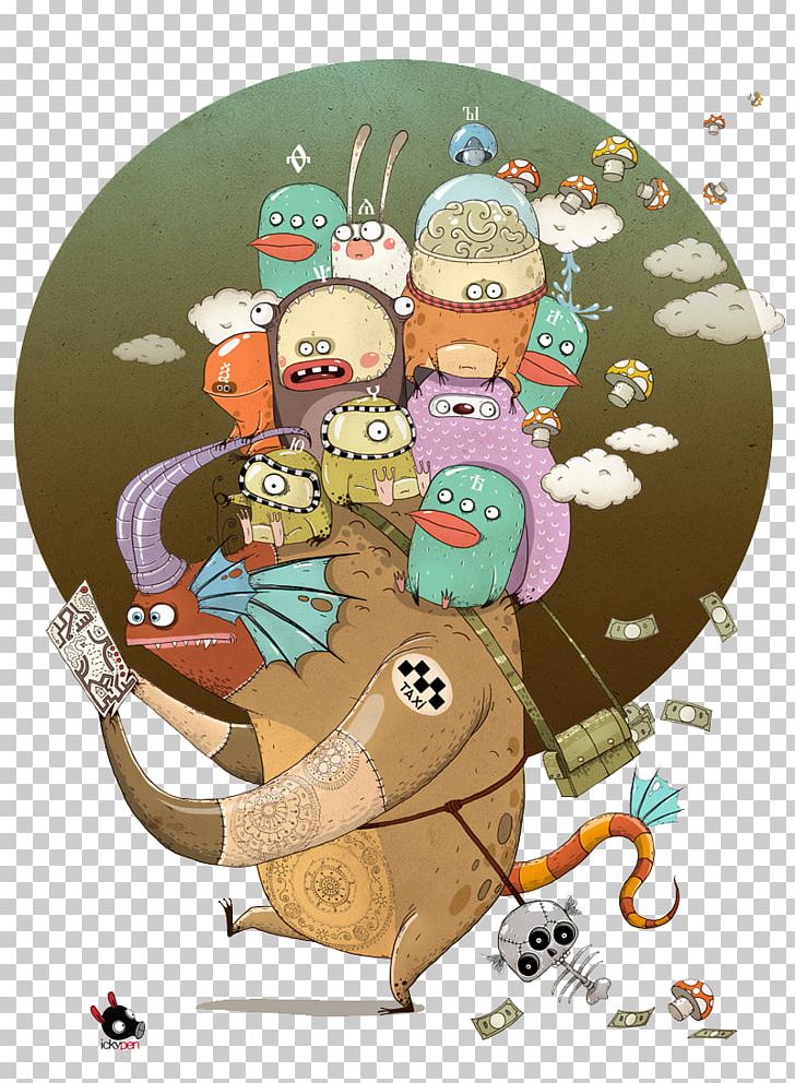 T-shirt Monster Drawing Illustration PNG, Clipart, Cartoon, Cartoon Design, Creative Design, Doodle, Fantasy Free PNG Download