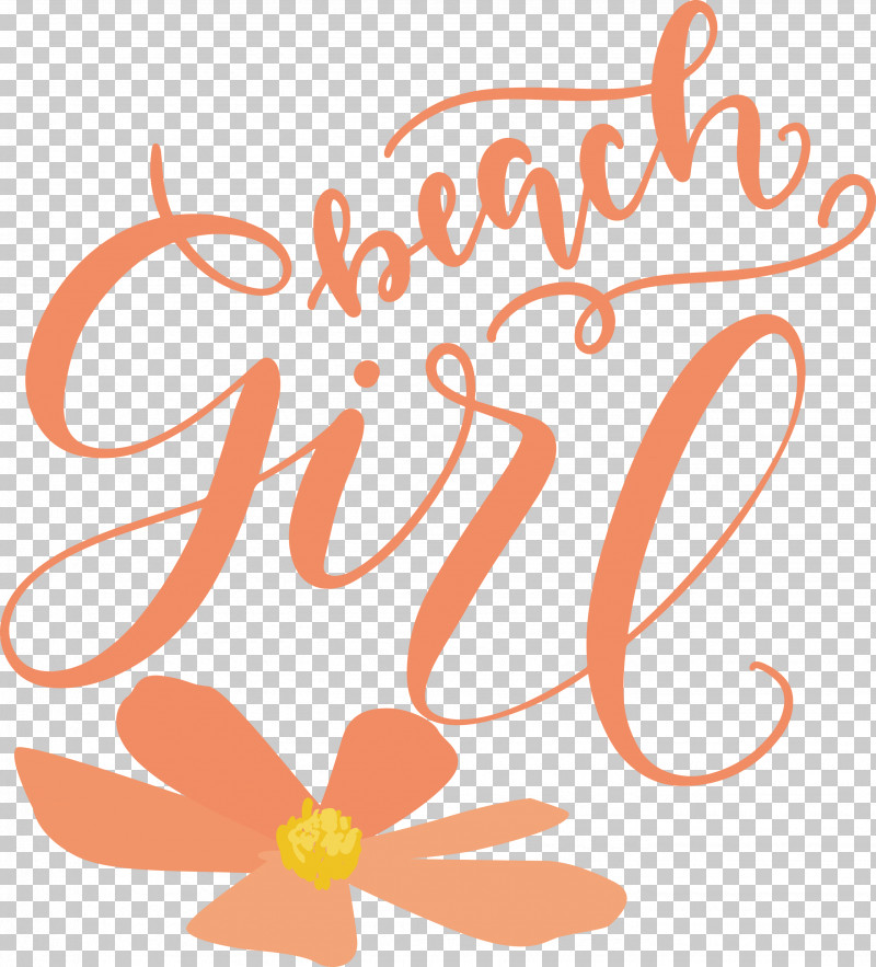 Beach Girl Summer PNG, Clipart, Beach Girl, Biology, Floral Design, Line, Logo Free PNG Download