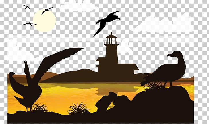 Silhouette Illustration PNG, Clipart, Animals, Bird, Cartoon, City Silhouette, Computer Wallpaper Free PNG Download