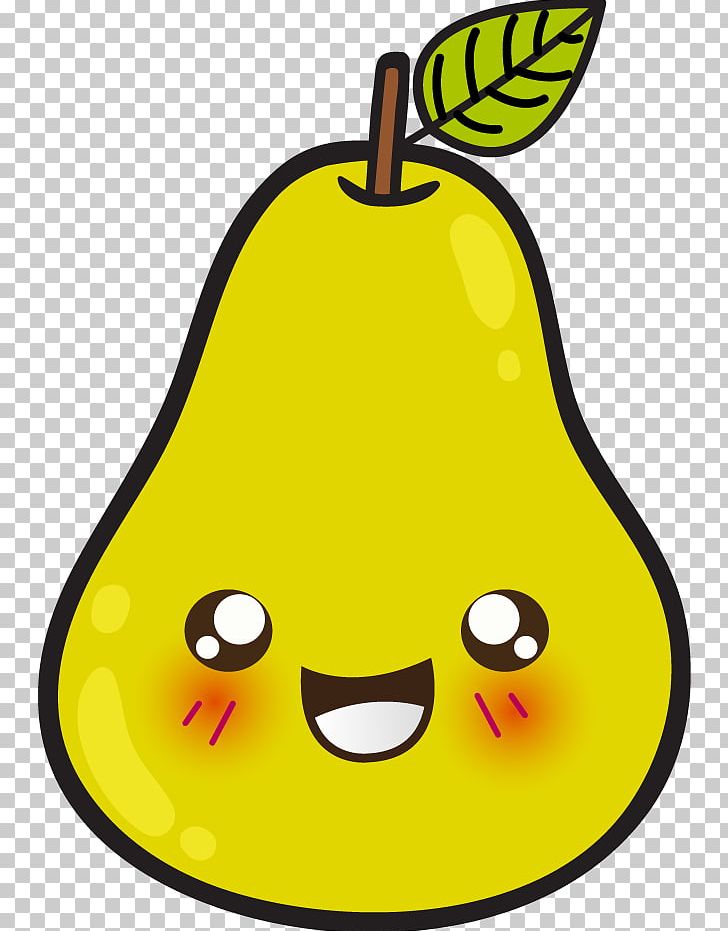Pear Fruit PNG, Clipart, Beak, Clip Art, Cuteness, Emoticon, Food Free PNG Download