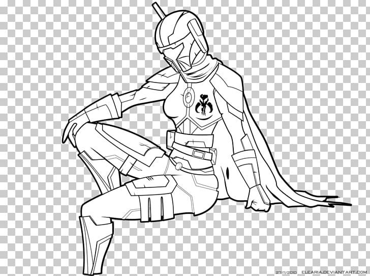 The Mandalorian Armor Boba Fett Clone Trooper Sketch PNG, Clipart, Angle, Arm, Artwork, Blaster, Character Free PNG Download