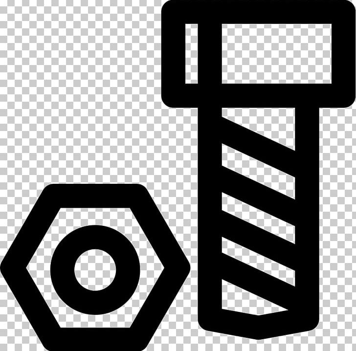 Nut Bolt Computer Icons Screw Fastener PNG, Clipart, Area, Black And White, Bolt, Brand, Computer Icons Free PNG Download