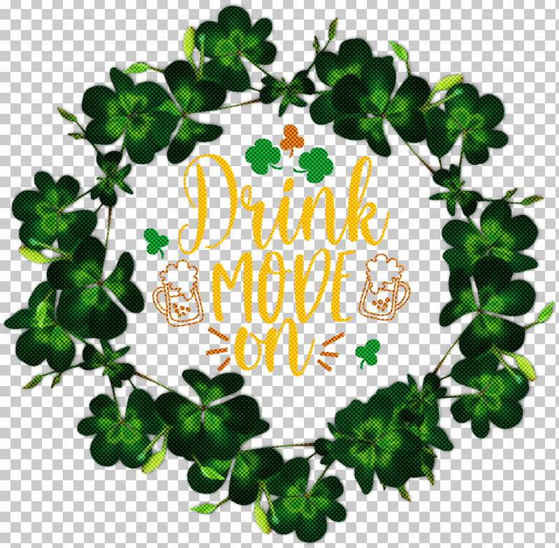 Drink Mode On St Patricks Day Saint Patrick PNG, Clipart, Fourleaf Clover, Ireland, Irish People, Leprechaun, Luck Free PNG Download