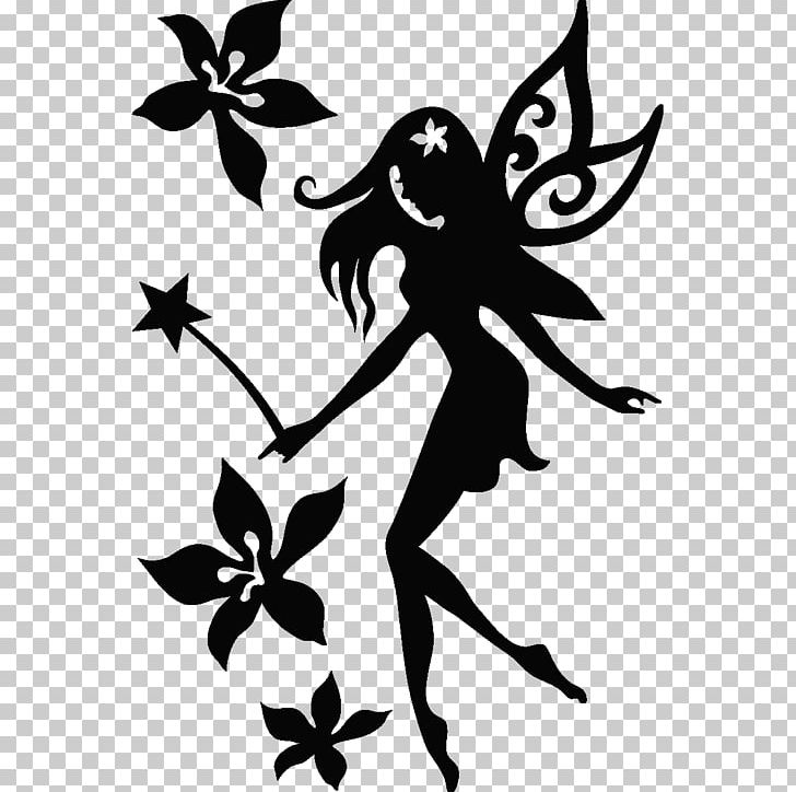 Fairy Flower Fairies Pixie PNG, Clipart, Artwork, Black, Branch, Fictional Character, Flower Free PNG Download