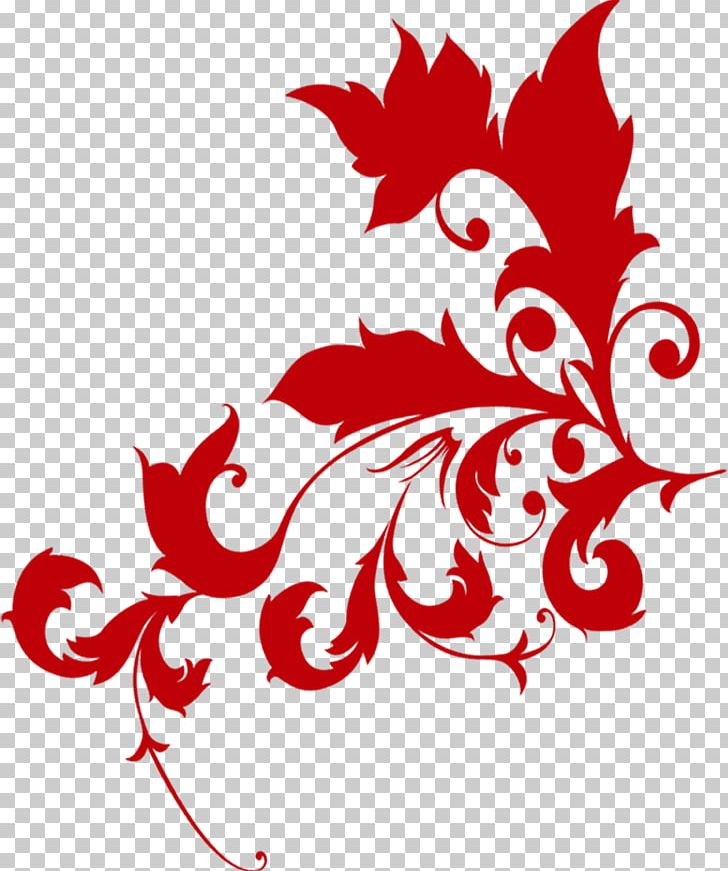 Red Pattern PNG, Clipart, Art, Black And White, Fictional Character, Fine, Flower Free PNG Download