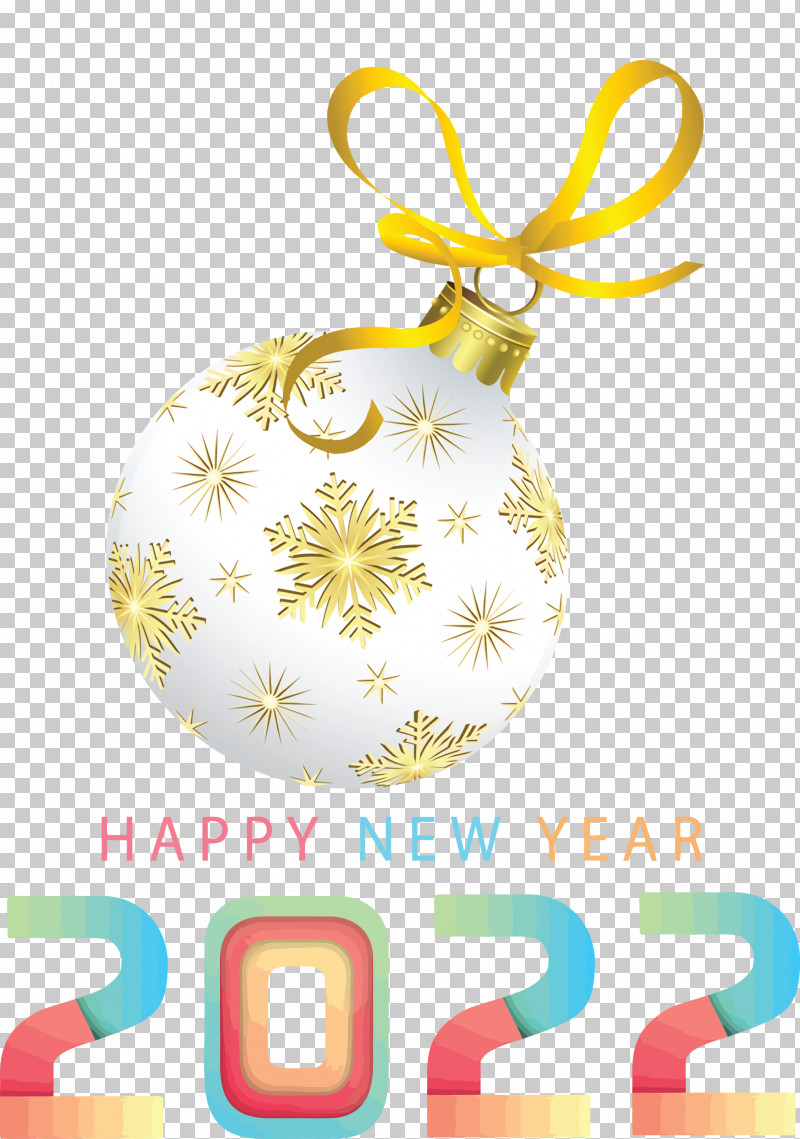 Happy 2022 New Year 2022 New Year 2022 PNG, Clipart, Bauble, Christmas Day, Christmas Ornament M, Holiday Ornament, Meter Free PNG Download