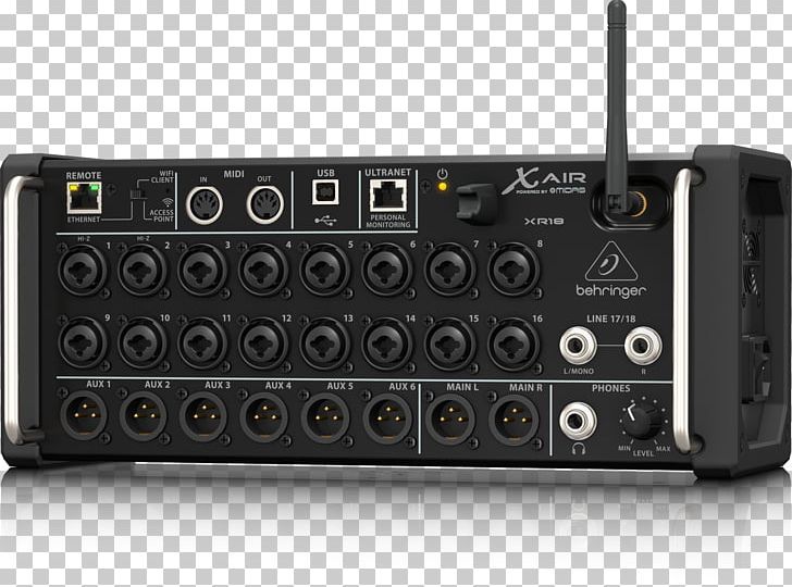 Audio Mixers Behringer Digital Mixing Console Tablet Computers PNG, Clipart, Android, Audio, Audio Equipment, Audio Mixers, Audio Receiver Free PNG Download
