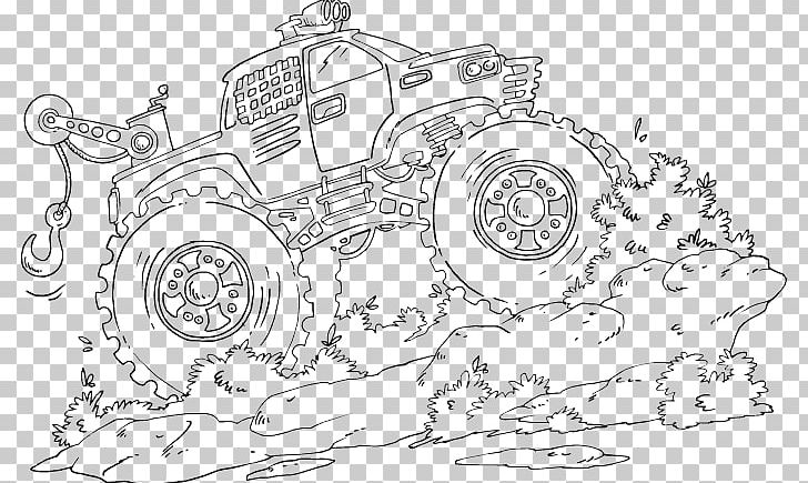 digger clipart black and white car