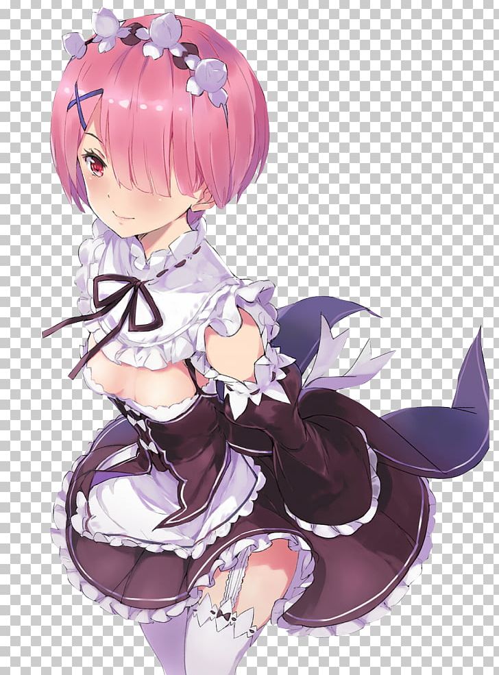 Re:Zero − Starting Life In Another World Isekai RAM Anime PNG, Clipart, Anime, Digitization, Drawing, Fictional Character, Figurine Free PNG Download