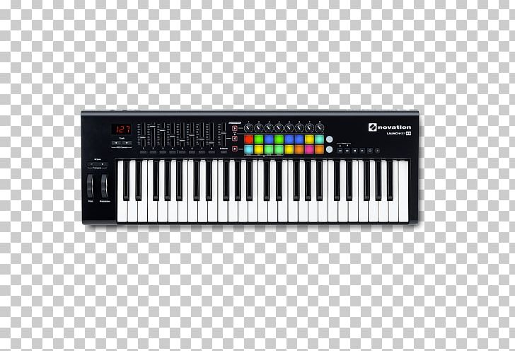 Computer Keyboard MIDI Controllers Novation Digital Music Systems MIDI Keyboard Novation Launchkey 49 MKII PNG, Clipart, Computer Keyboard, Controller, Digital Piano, Electronic Device, Input Device Free PNG Download