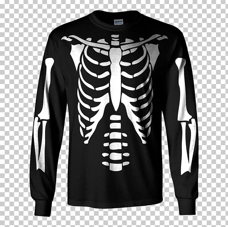 T-shirt Hoodie Top Clothing Human Skeleton PNG, Clipart, Black, Brand, Clothing, Concert Tshirt, Costume Free PNG Download