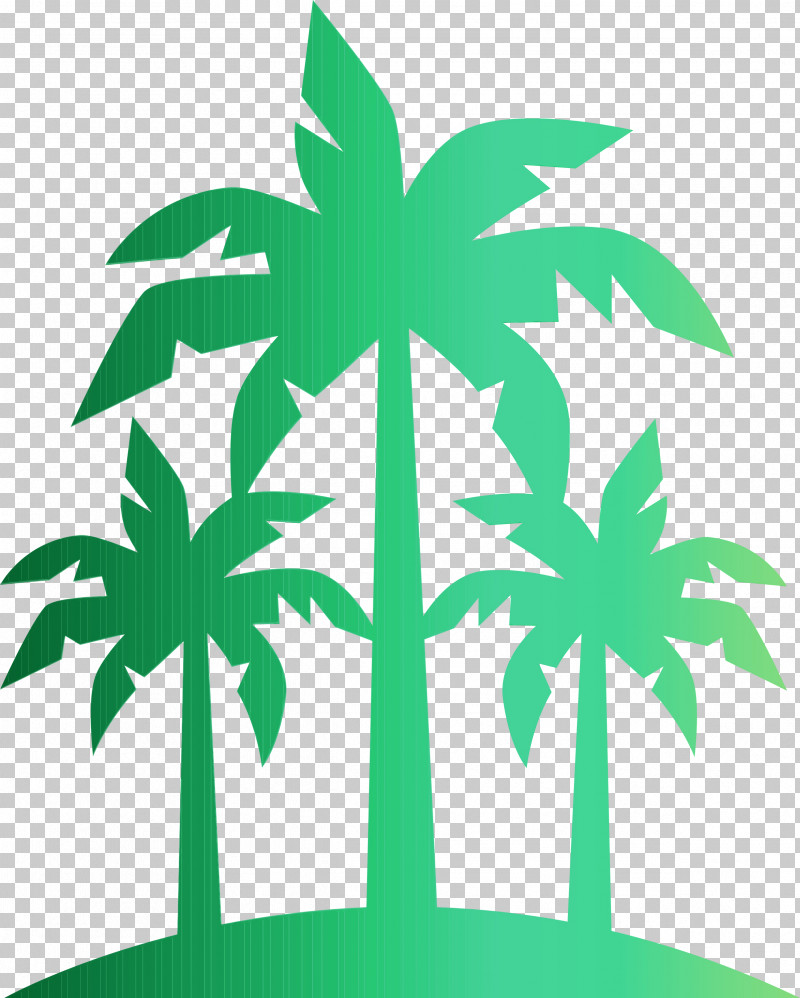 Palm Trees PNG, Clipart, Beach, Branch, Leaf, Paint, Painting Free PNG Download